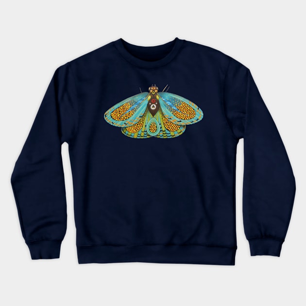 psychedelic butterfly Crewneck Sweatshirt by federicocortese